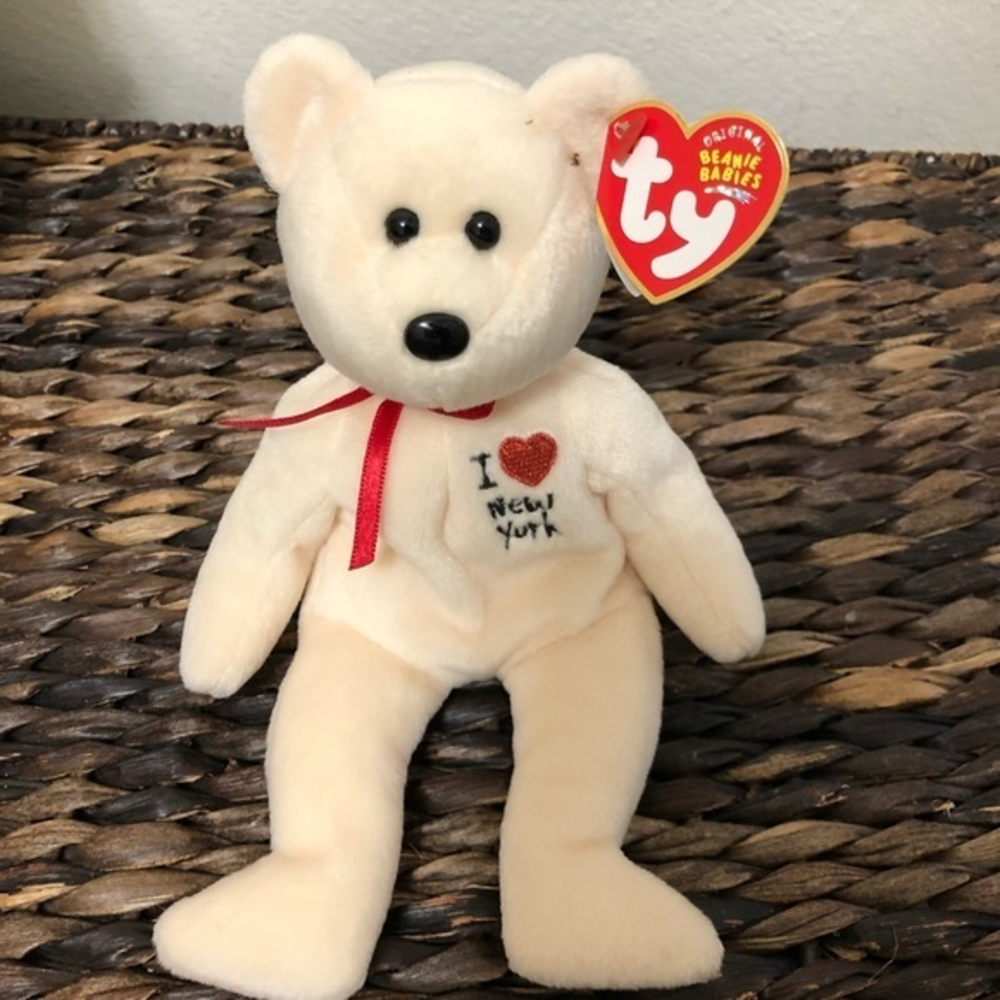 Ty Beanie Baby I‎ heart New York with tag